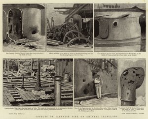 Effetti del Fuoco Giapponese sulle Corazzate Cinesi